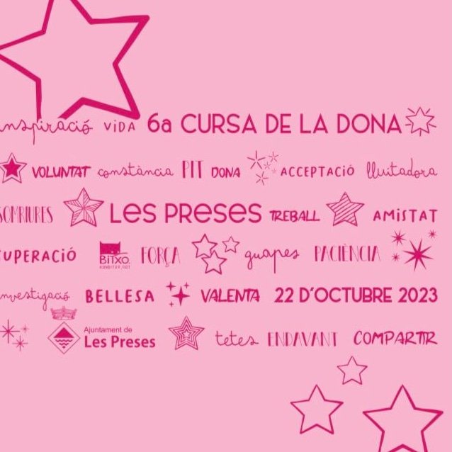 lespreses_cat's tweet photo. 💗Ja estan preparades per tornar a tenyir de rosa les Preses!
El 22 d'octubre
torna la cursa de la Dona les Preses
@CursaDonaPreses
💗💗 Aviat s'obren inscripcions 😉
#cursadonalespreses
#lespreses
#guapesivalentes https://t.co/XOWrD8MEC9