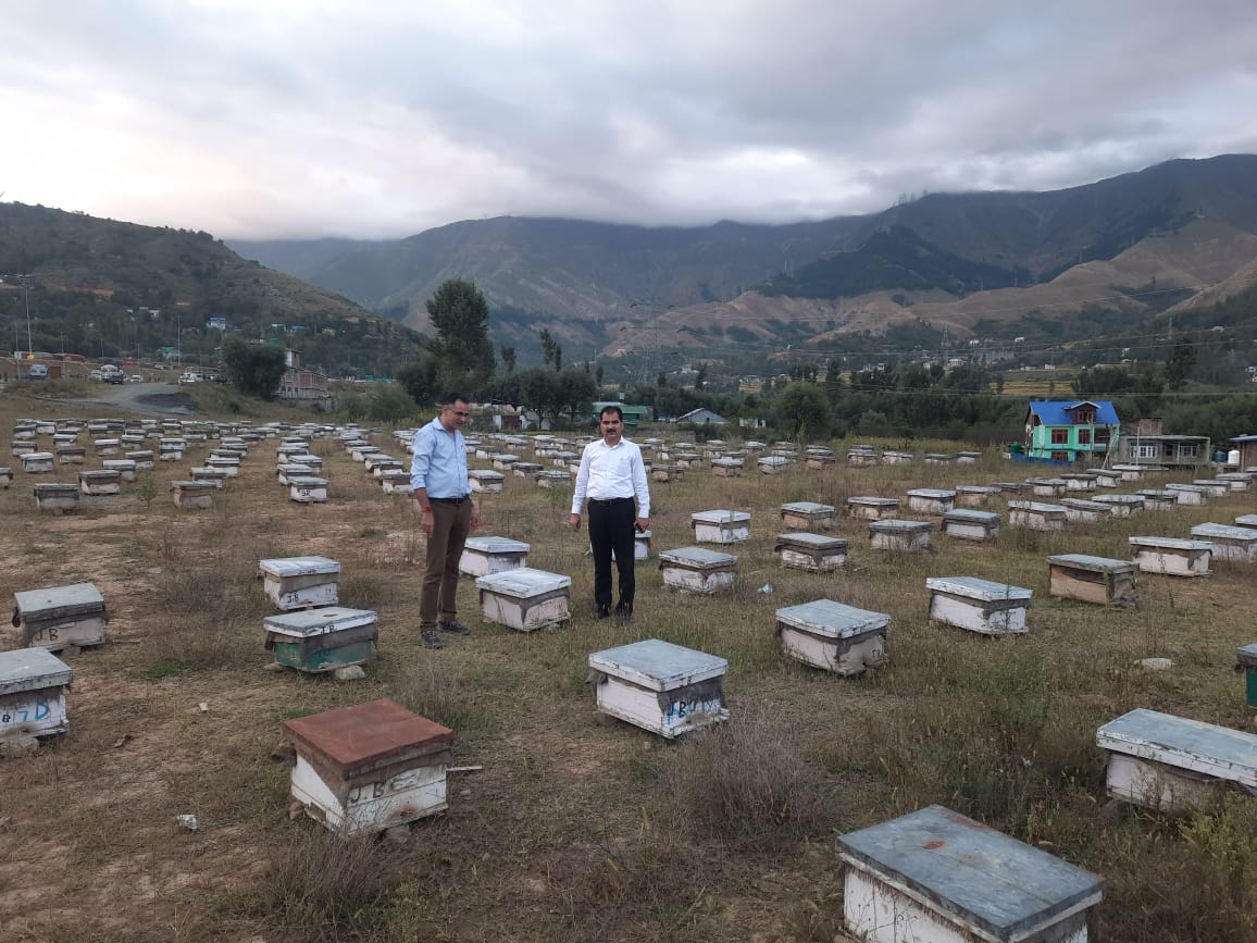 ramban_chief's tweet photo. Inspection of Private Apiary by Chief agriculture Officer, Ramban Sh. Ram Gopal Sharma at Lamber, Banihal-District Ramban. https://t.co/JK4OX8qX1F