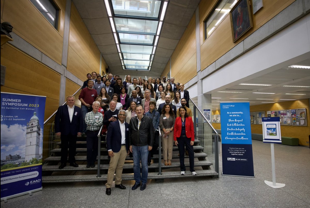 The Allergy Editors Retreat and the EAACI Epithelial Cell Summer Symposium, went perfectly in London. The Imperial College halls where the meetings were held were very impressive. lnkd.in/eH4ZNtMu #epithelialbarriers #immunology #allergy #autoimmunity