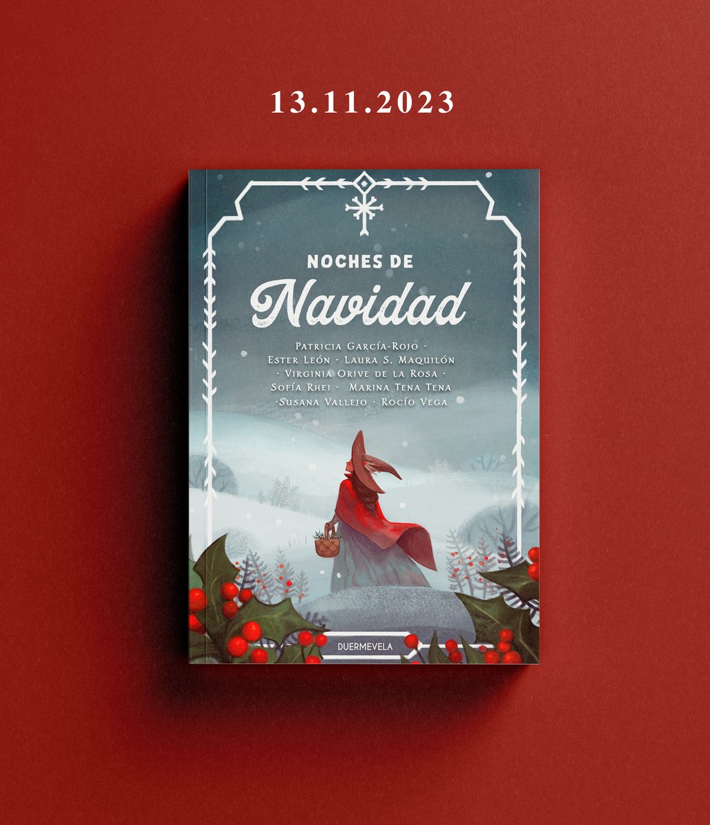 🎄Y ahora sí, queríamos enseñaros la cubierta de «Noches de Navidad» realizada por Amagoia Agirre <a href="/Lilaeh/">Amagoia {Lac}</a> ❤️ y que saldrá a la venta el 13 de noviembre

❄️Los relatos vienen de la mano de grandes escritoras del género así como de nuevas y prometedoras voces… os contamos más 👇🏻