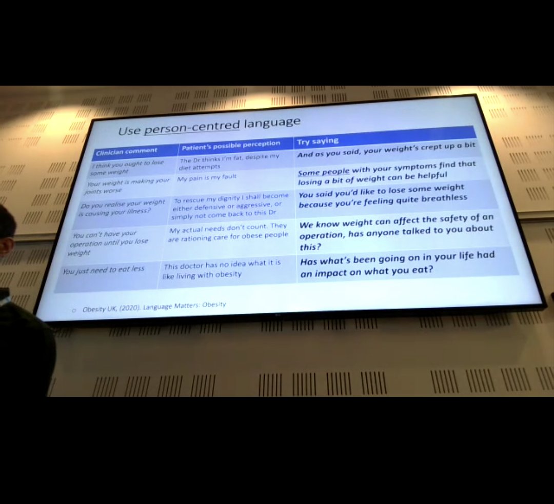 Comprehensive &amp; sensitively presented talk at #bslm2023 by <a href="/DrVarunAnand/">Varun Anand</a> on #weightmanagement for adults living with the chronic disease of obesity covering #causes #weightstigma #practicalapproaches #referralpathways #type2diabetes #itsnotyourfault #support #MDT <a href="/BritSocLM/">British Society of Lifestyle Medicine</a>