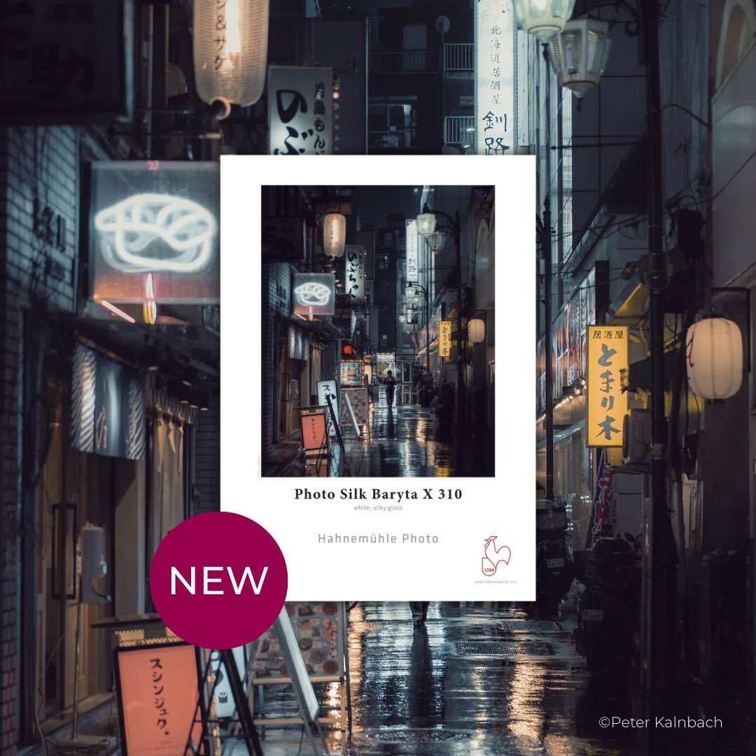 It’s back! Now even better!
Hahnemühle Photo Silk Baryta X
310gsm - 100% a-Cellulose - white - silky-gloss

#hahnemuehlephoto #photosilkbarytax