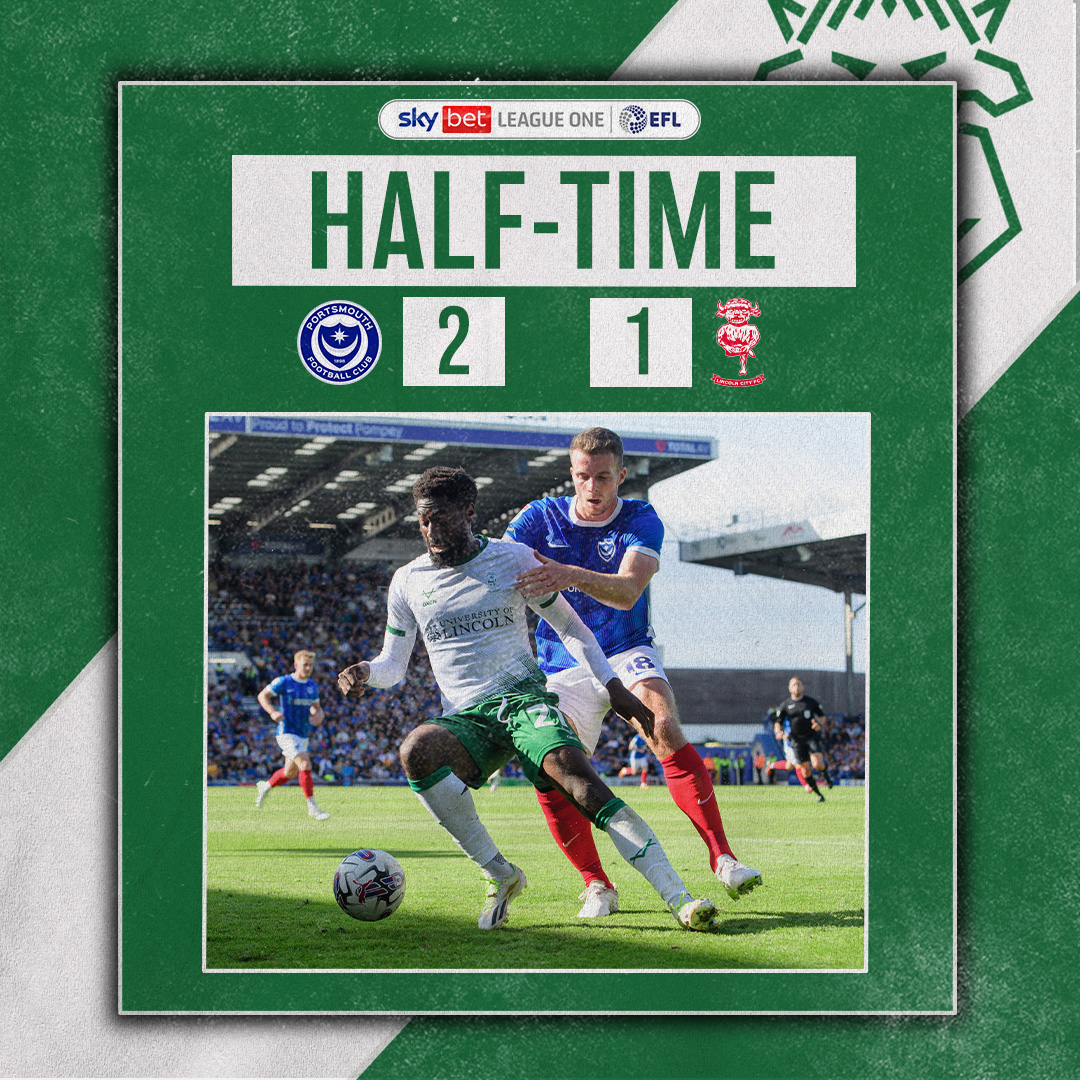 LincolnCity_FC's tweet photo. ⏸ Behind at the break.
⏱HT | 🔵 2-1 ⚪️ | #PORLIN https://t.co/mUVfMWhK4c
