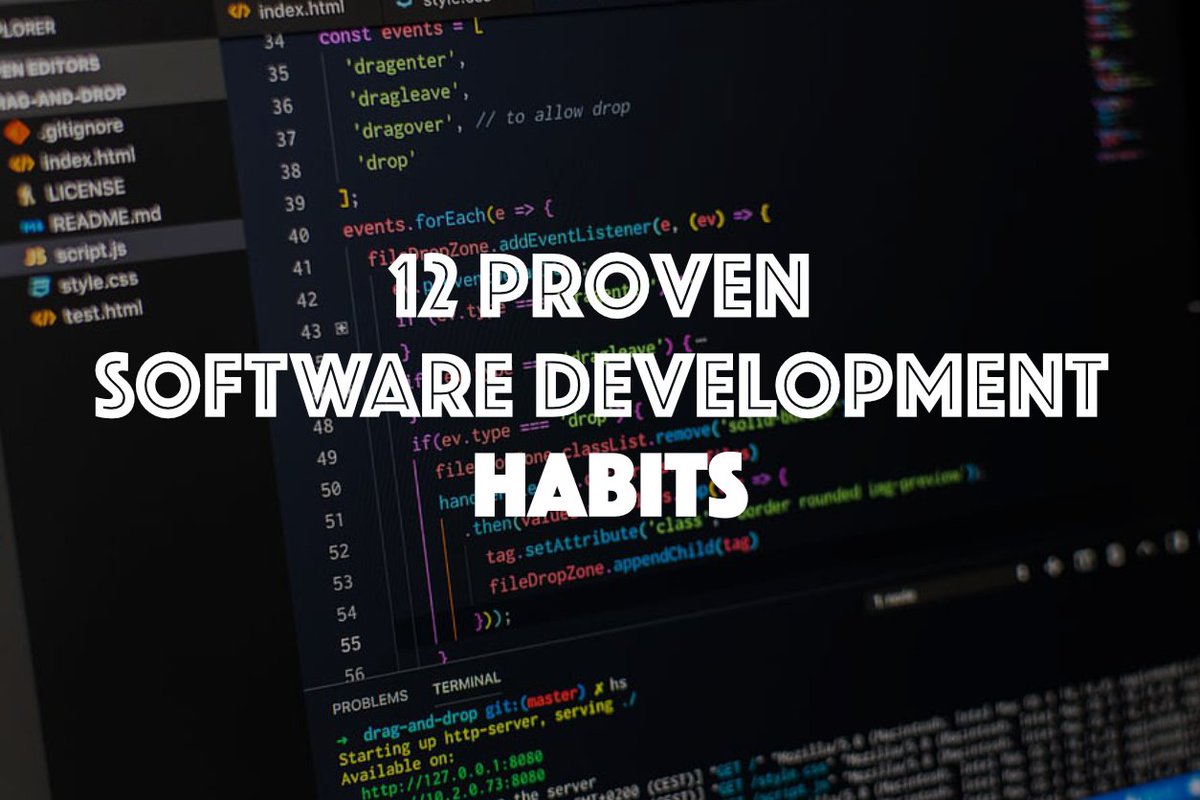 sesigl's tweet image. Becoming a SENIOR DEVELOPER is hard work and requires different skills and habits.
Here are 12 proven habits to skyrocket your productivity & elevate code quality in software development.
//THREAD//