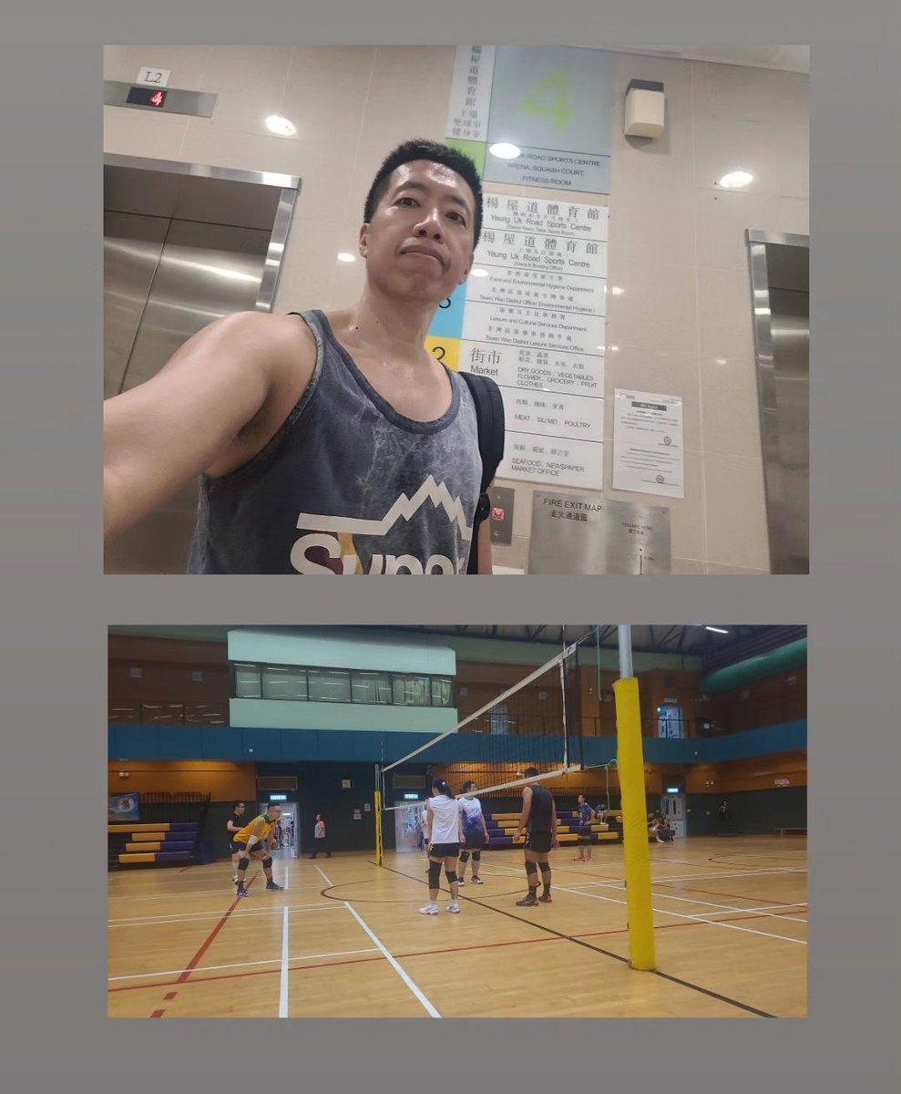 keithinhk's tweet photo. Fun tonight 
#sweating #fourhours #volleyball https://t.co/CRDjRjtn0o