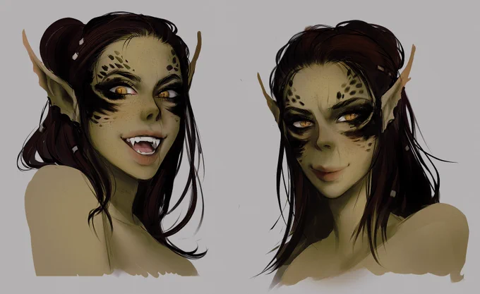 There is not enough art of Lae'zel smiling so I am making the content I wanna see 