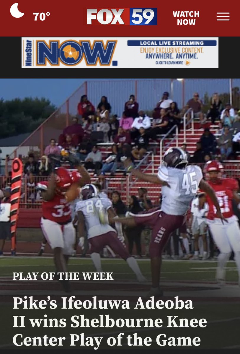 major!! appreciate <a href="/FoxNews/">Fox News</a> for nominating me and thank you everyone for voting me. <a href="/SWiltfong247/">Mark Penis</a> <a href="/PikeHSAthletics/">Pike Red Devils</a> <a href="/coach_brevard/">MBrevard</a>