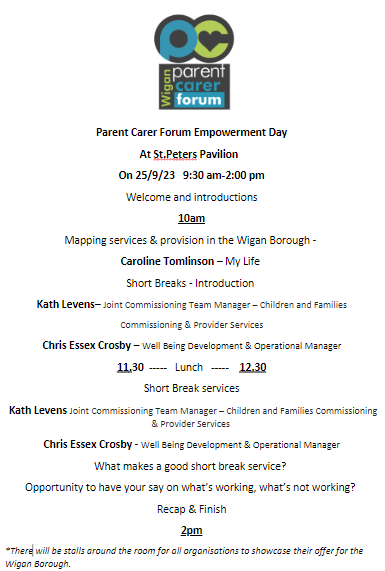 Looking forward to Monday's event 
If you are unable to make the event please be sure to complete the survey here: forms.microsoft.com/e/Cu0xmLTmnn
There will also be future varied opportunities to contribute and be updated.
ticketsource.co.uk/wigan-parent-c…