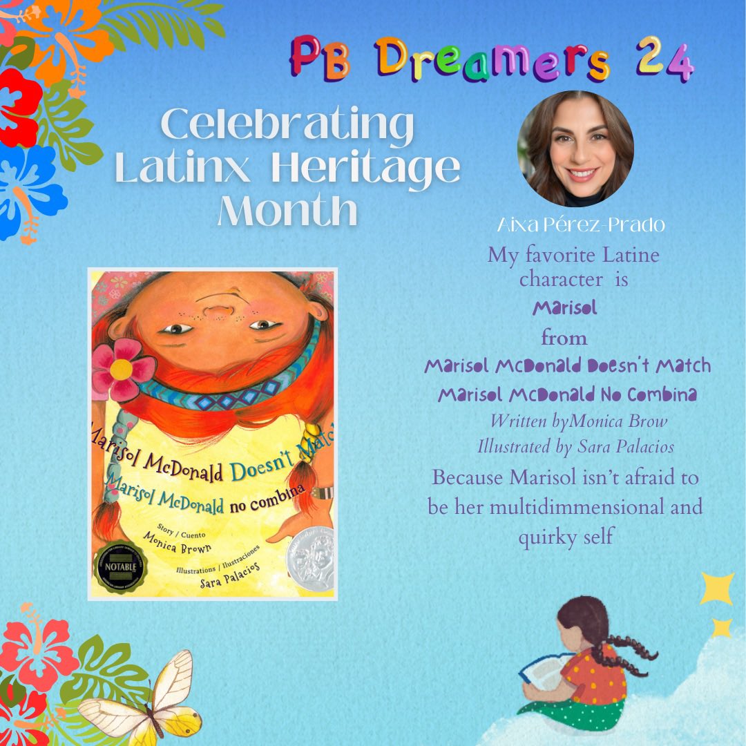 Celebrating latinidad today and every day with 📚📚📚 and our personajes favoritos like this proud latínita! @LasMusasBooks @monicabrownbks #HispanicHeritageMonth #latinxheritagemonth #kidlit #literaturainfantilyjuvenil