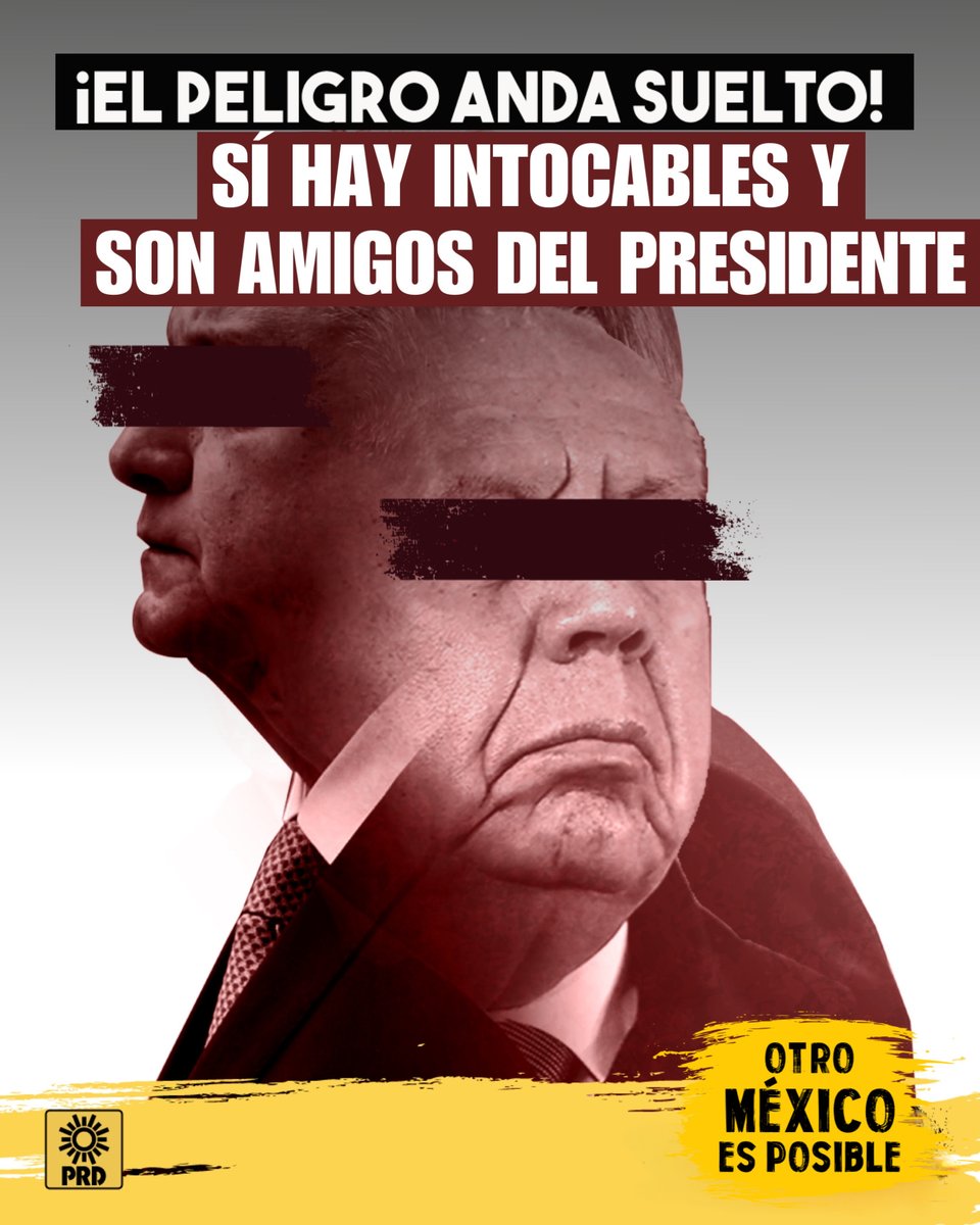 PRDMexico's tweet image. La IMPUNIDAD en el gobierno de Morena tiene nombres y apellidos y uno de ellos es Francisco Garduño, Director del #INAMI, que después de la tragedia que cobró la vida de 40 migrantes en #CiudadJuárez sigue INTOCABLE.