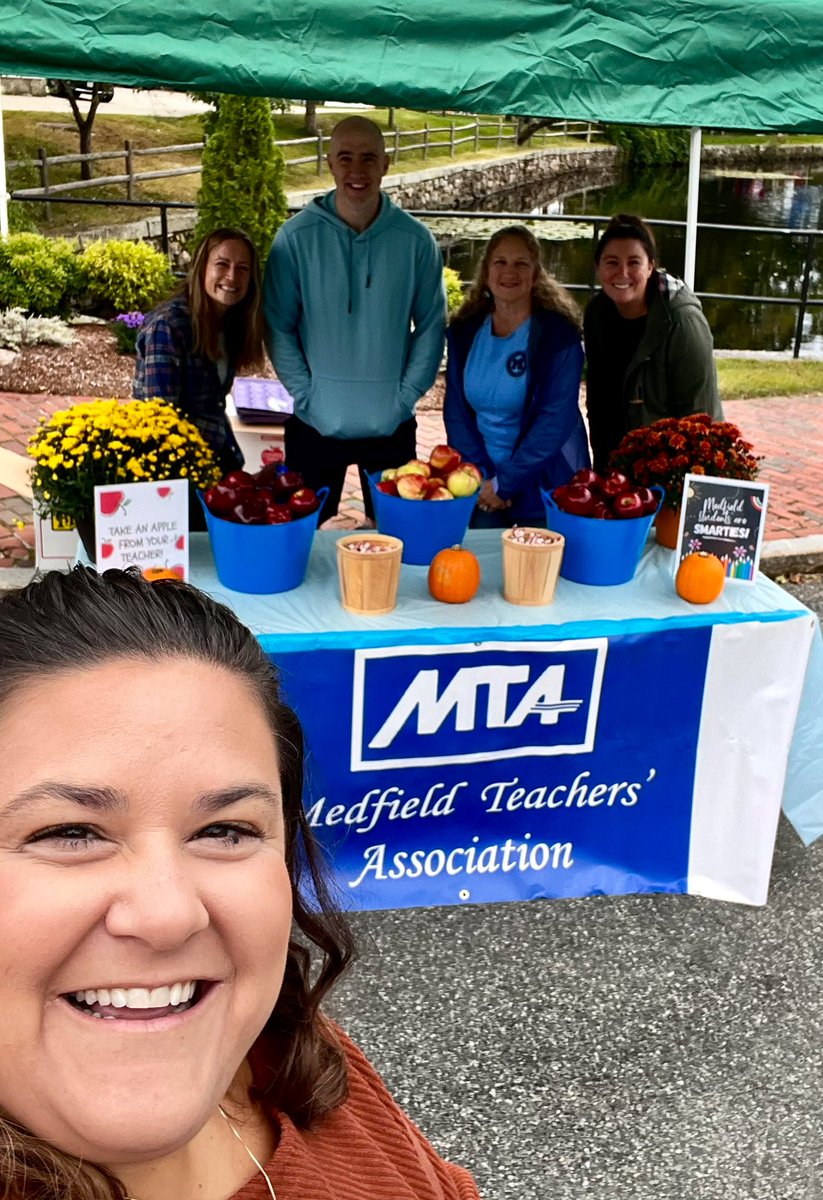 Come see us at Medfield Day! 💙 #medfieldps #wheelockians