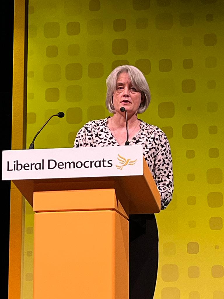 Just spoke on the importance of local provision for children with SEND in the  'A better start in life' debate at the @LibDems conference #LDConf