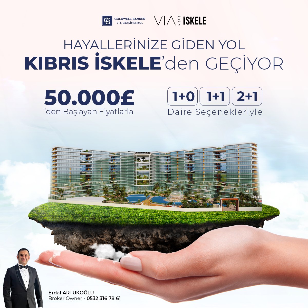 derdalartukoglu's tweet photo. Hayallerinize giden yol Kıbrıs İskele'den geçiyor!

50.000£'den başlayan fiyatlar ve 1+0, 1+1 ve 2+1 daire seçeneklerimiz mevcuttur.

İletişim için;
Erdal Artukoğlu
0532 316 78 61
https://t.co/XLtWgNm5A4

#coldwellbanker #cbvia #coldwellbankervia #coldwellbankertürkiye #gayrimenkul #kıbrıs #yatırım #emlak #iskele #viaiskele