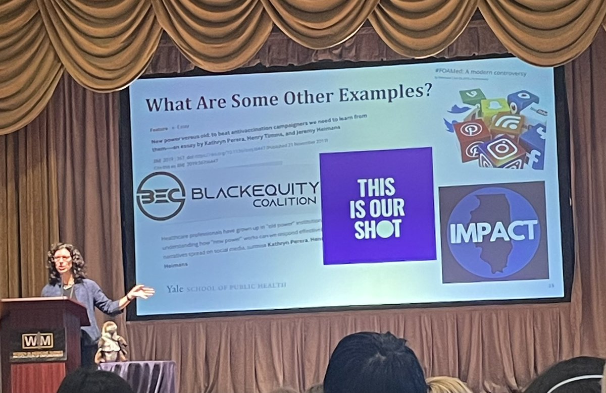 Shoutout to @IMPACT4HC @ThisIsOurShot and @blackequitypgh  this morning from @meganranney at @WIMSummit. 
Keynote this morning 🔥
#NewPower
#LiftAsWeRise
#WIMStrongerTogether