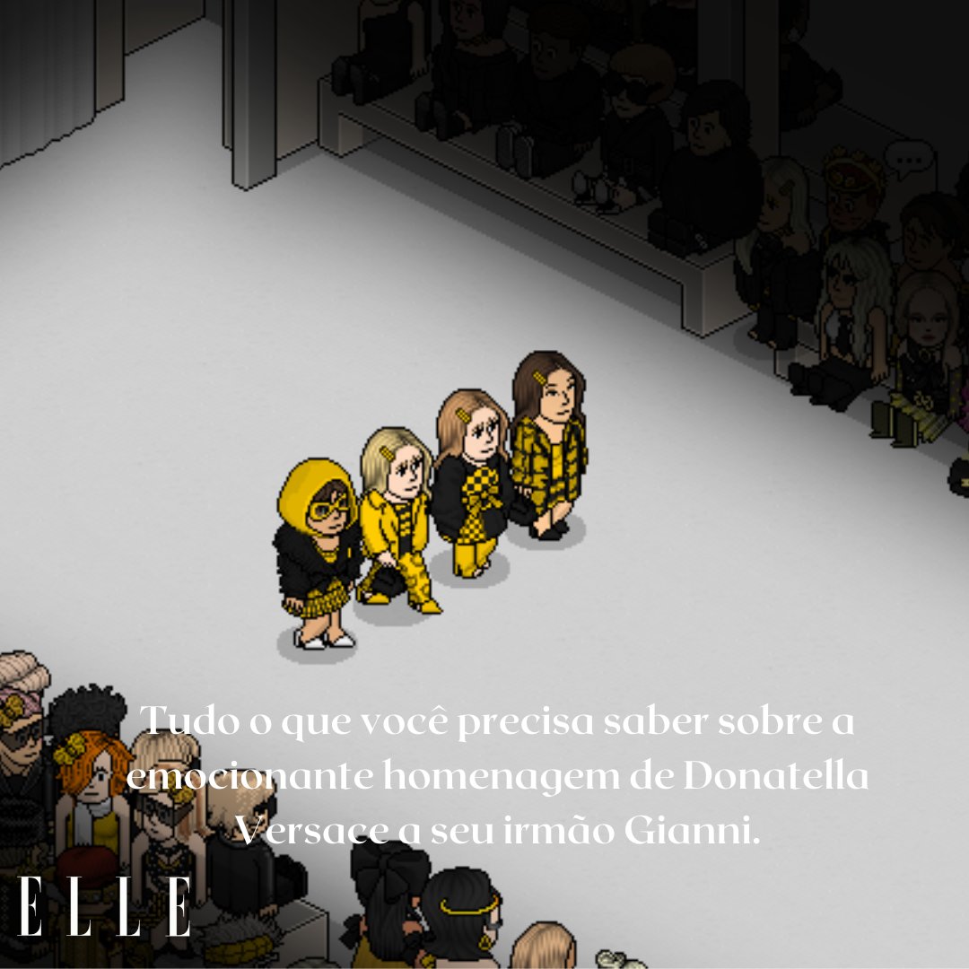 #HFITRIBUTE: Nos anos 90, as modelos costumavam desfilar em squad, em vez de uma por vez. Essa tradição foi revivida ontem, com modelos desfilando em grupos de três ou quatro. Vittoria Ceretti, Lexi, Rianne Van e Binx Walton abriram o desfile juntas, usando estampas greco-romanas