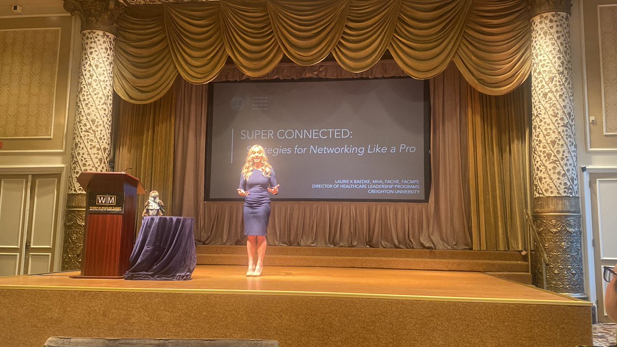 Morgan S. Levy, MD, MPH (she/her) (@morganslevy) on Twitter photo “There are people who want you to put spanx on your personality and those are not your people” <a href="/LaurieBaedke/">Laurie Baedke</a>
“Super Connected: Strategies for Networking Like a Pro” - because so many things we need to be successful we can’t do ourselves.
@WIMSummit #WIMStrongerTogether “There are people who want you to put spanx on your personality and those are not your people” <a href="/LaurieBaedke/">Laurie Baedke</a>
“Super Connected: Strategies for Networking Like a Pro” - because so many things we need to be successful we can’t do ourselves.
@WIMSummit #WIMStrongerTogether