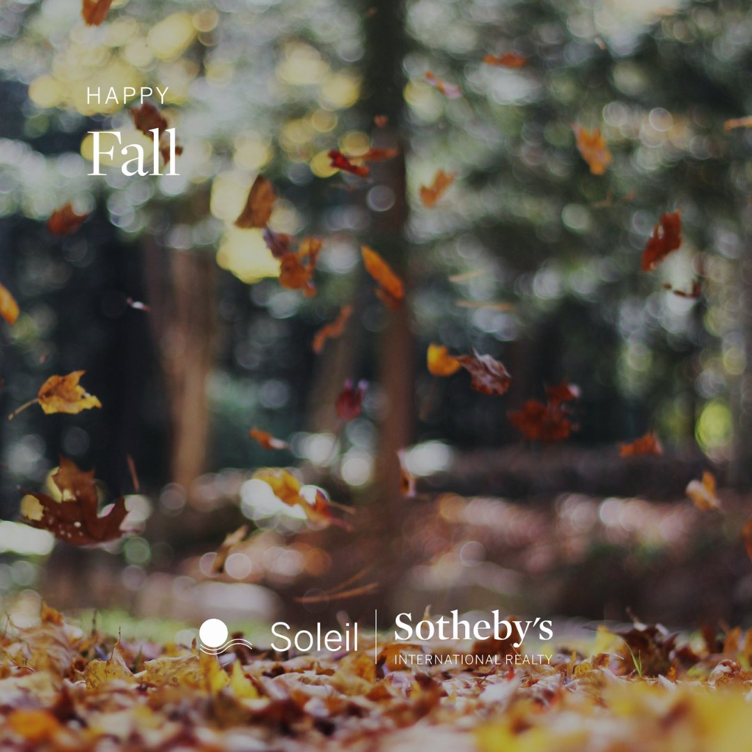 Just like the seasons, our homes evolve, too. Let Soleil Sotheby's International Realty help you find your perfect nest for the autumn ahead. 

#SoleilSIR #FirstDayofFall #HomeSweetHome #NewBeginnings