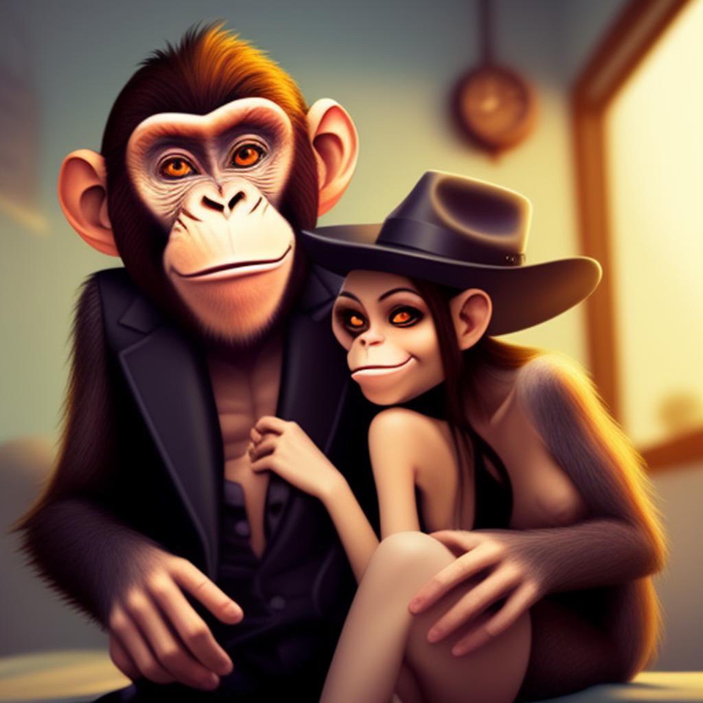 GreaseyBana's tweet photo. Morning vibes with my queen, sippin' on that banana smoothie, plottin' our monkey empire. 🍌👸🏽💕 #MonkeyLove #PowerCouple 🌞🐒 https://t.co/2ounQVQt3u