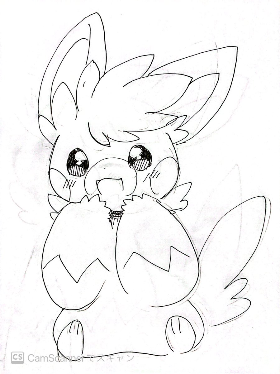 tarirarararun's tweet photo. パーモット描いたら裏が透けた…！！ https://t.co/BrrWlidWvR