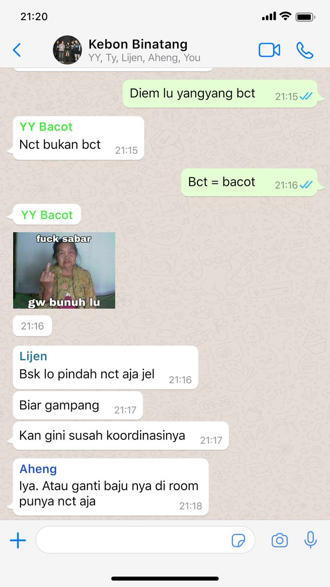 avocadhee's tweet photo. Bayangin zoo unit isi chatnya begini #Giselle #Taeyong #Hendery #Jeno #Yangyang https://t.co/a14C94C7sd