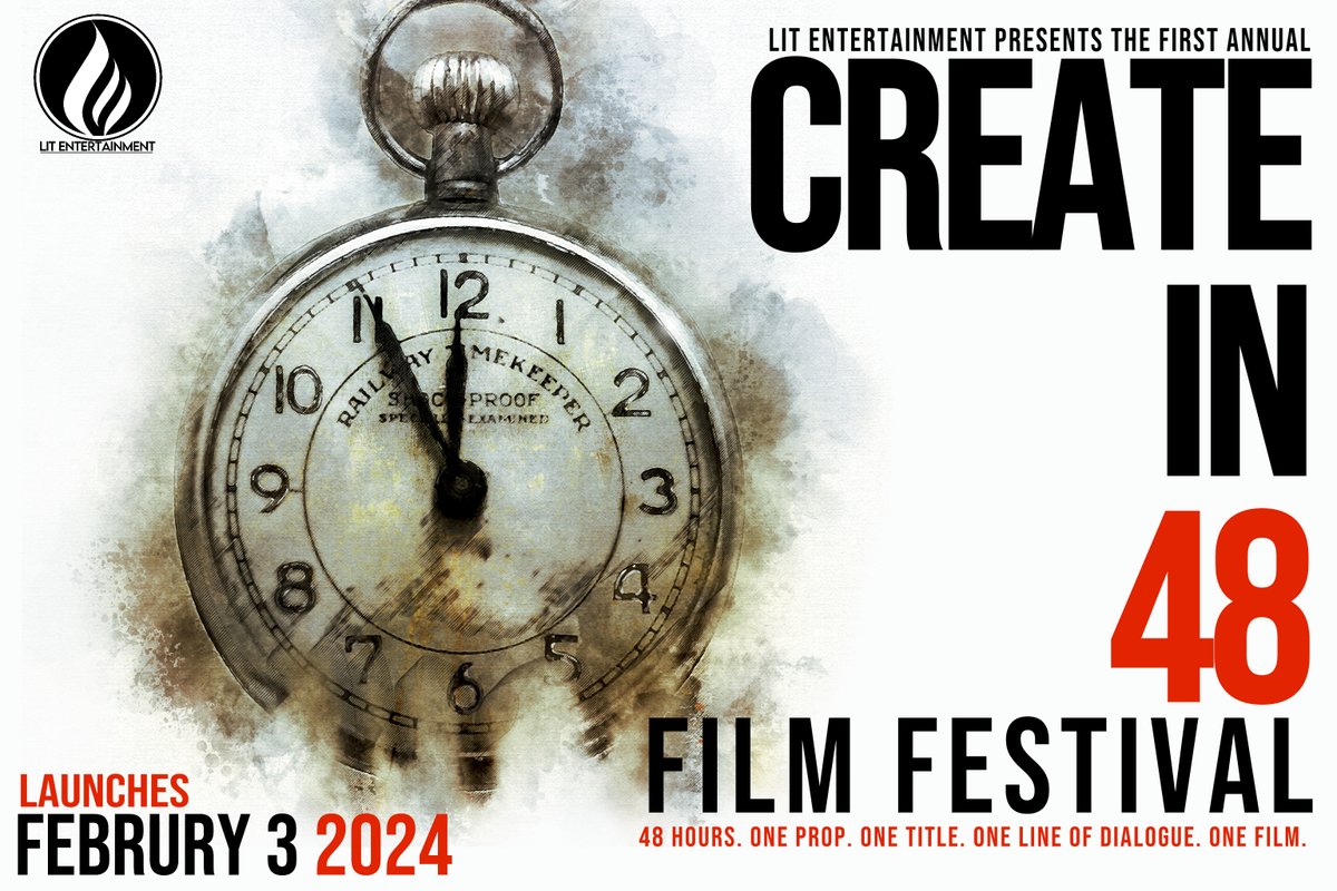 veltonjlishke's tweet photo. New 48 hour film comp
FREE ENTRY
we will tell you
A prop you must use
A line of dialogue to be in the film
A title
WINNER  - $250 + Trophy
RUNNER UP - $100 + Trophy
All you have to do is get a team of cast and crew together and email litlaughsscaresfestivals@gmail.com for a form https://t.co/Lr8y9fUm3T