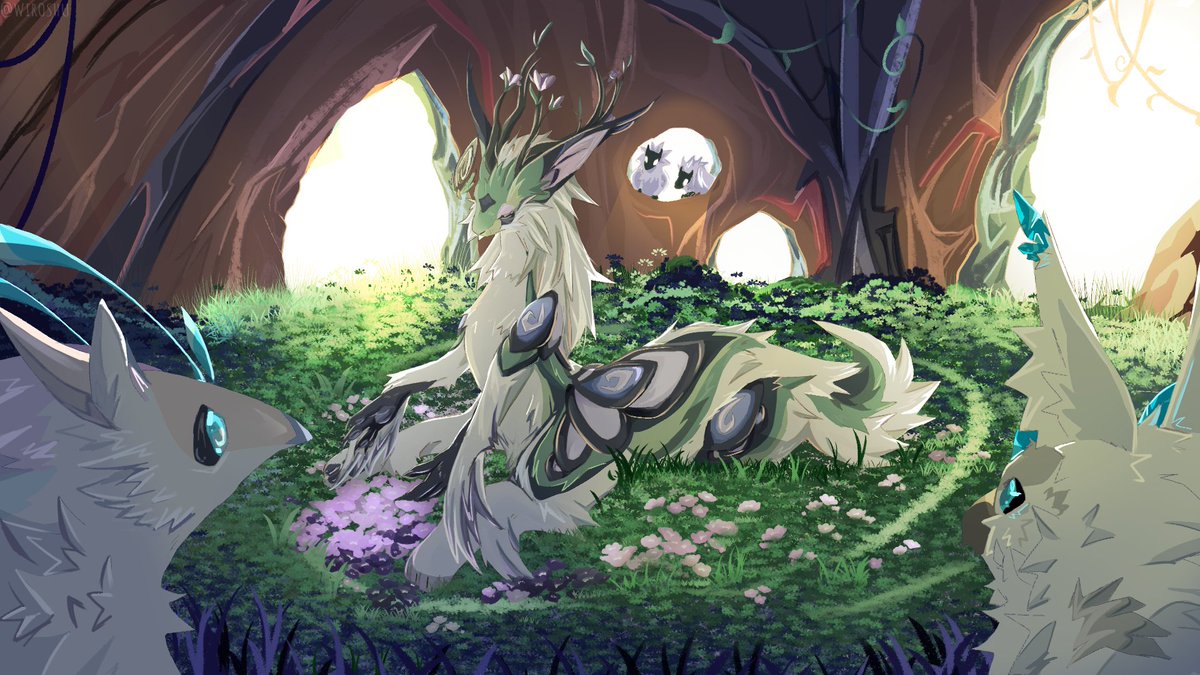 wiroshu's tweet photo. Tranquility in Flower Cove
#CreaturesOfSonaria #sonaria https://t.co/SHtxtRqkxe