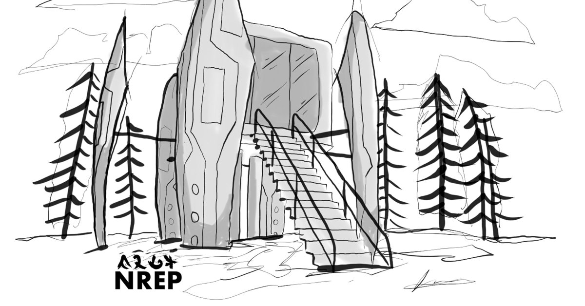 thelootverse's tweet image. An initial sketch proposal for the Natural Resource Extraction Plant. #ParallelWorld #VirtualMining  #VirtualDevelopment