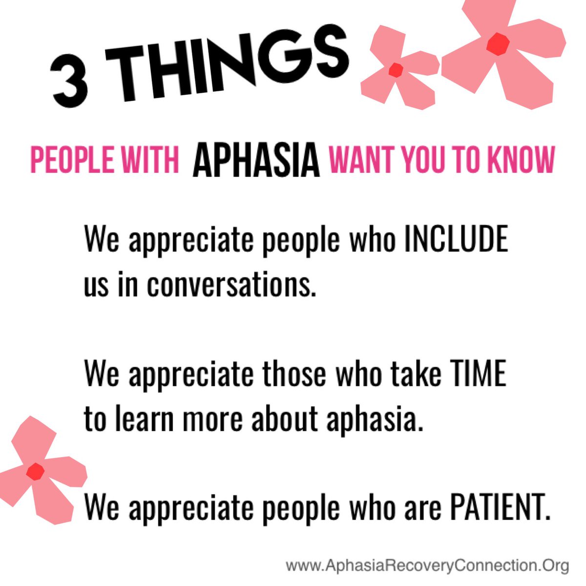 Short. Simple. Doable. Yes? Are you in? #Aphasia