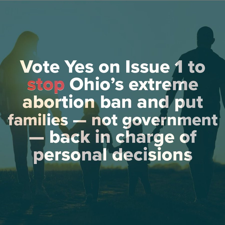 Extremist lawmakers should not be involved in personal decisions regarding pregnancy, birth control, abortion, and miscarriage care. 

These decisions should made between a pregnant person, their families, and their doctor.

#YesOnOhio1 #HandsOffOurHealthcare
#wtpBLUE #ProudBlue