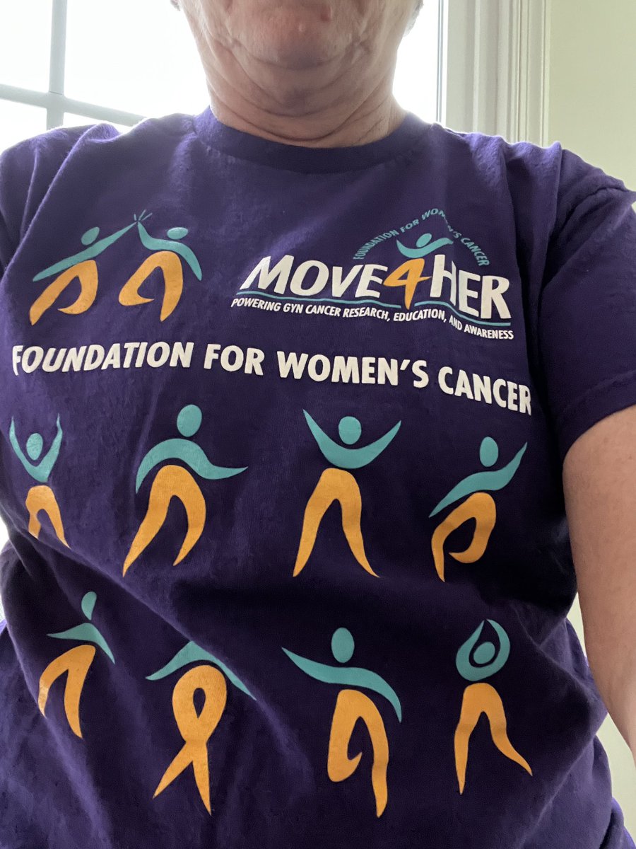 womenofteal's tweet photo. At home getting ready and  so excited to join @GYNCancer #Move4Her event! @SGO_org #movethemessage #gyncsm https://t.co/3721eIysgA