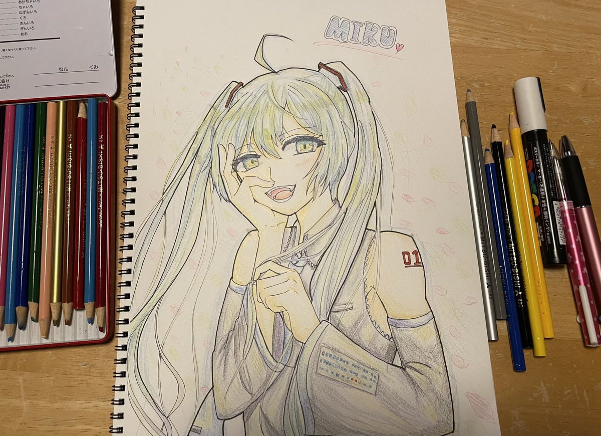 rynn1908's tweet photo. 初音ミク✨
 #イラスト好きさんとつながりたい 
 #初音ミク 
 #初音ミクイラスト https://t.co/eSCfsUr00k