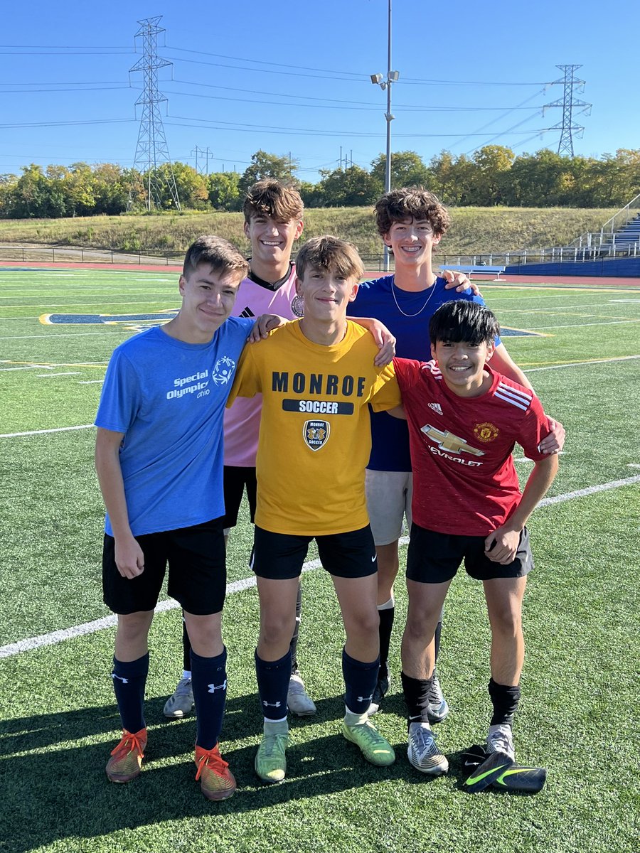 MHS_Nets_Soccer's tweet photo. Competition Day Winners!

Soccer Tennis Co-Champs
* Joe/Ashton &amp; Tyler/Caleb

5v5 Overall Champs
*Ashton, Zach, Easton, Miller, Micah

5v5 90th Minute Winners
* Ty, Ian, Landon, Zeke, Caleb

Knockout Champion
* Caden https://t.co/KcEdqG2zh7