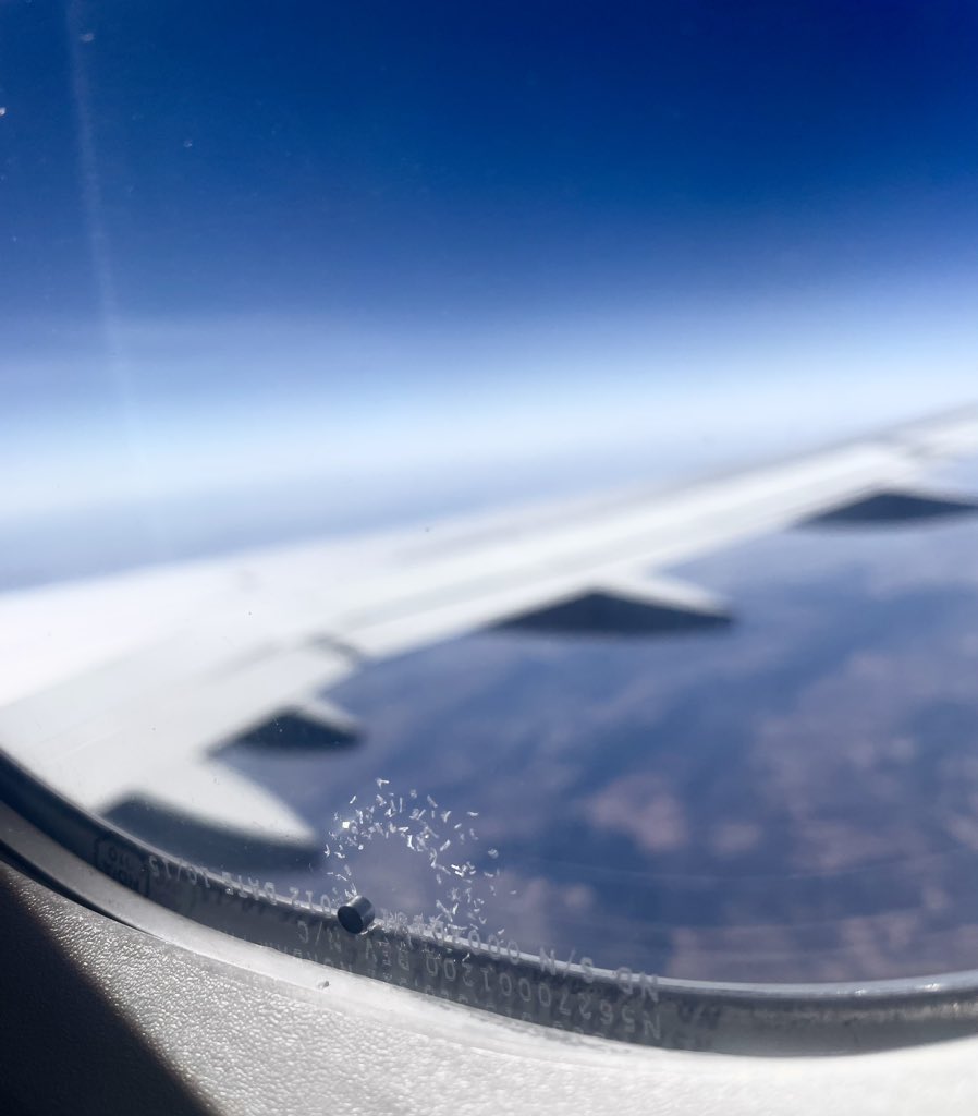On my way to #EuroMOF2023 to talk about tuning flexibility in MOF crystals!

Colourless crystals spotted on the plane, although of a different kind.
