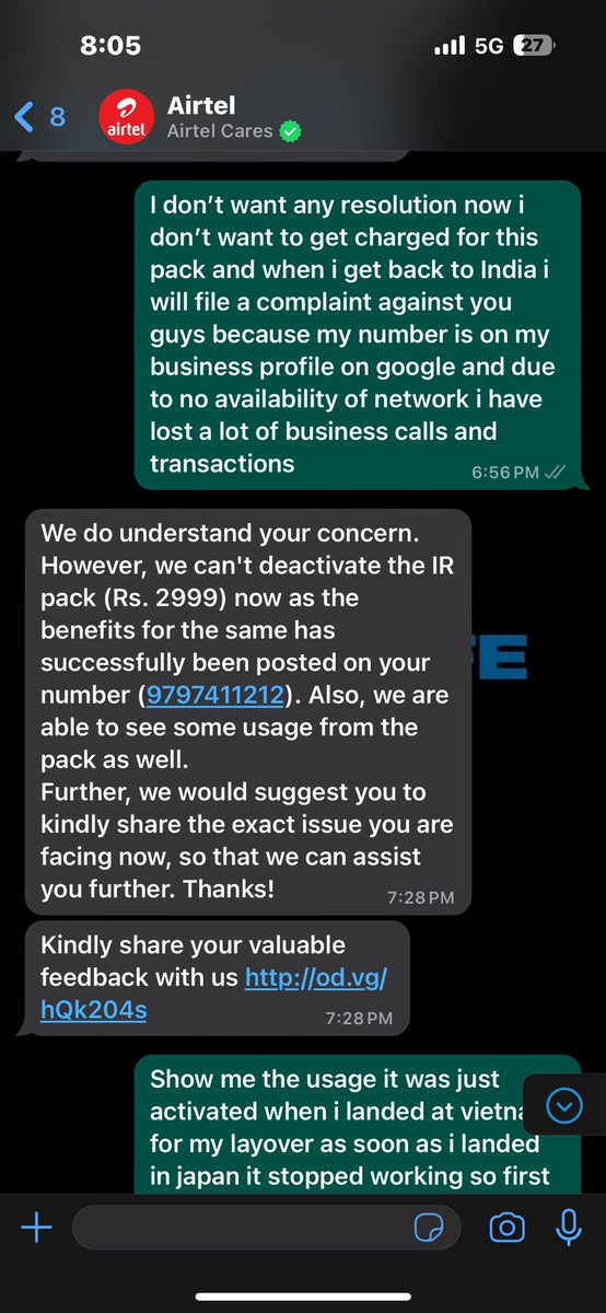 Rishab2533's tweet photo. @airtelindia @Airtel_Presence @JioCare @reliancejio @jagograhakjago https://t.co/rJLsgH2yP1