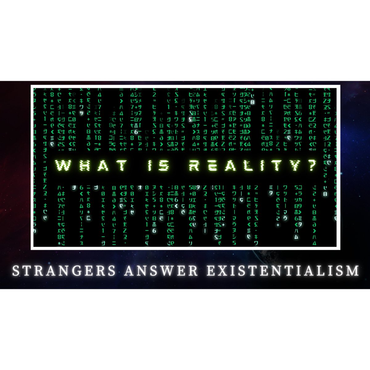 youtu.be/IDpwJVcdP5c?si… What is reality? - - #reality #whatisreality #real #whatisreal #realityshifting #realityshow #life #whatislife #lifecoaching #lifeisanillusion #realityisanillusion #ufo #ufos #god #whatisgod #whoisgod #philosophy #existence #existentialism ##epistemology