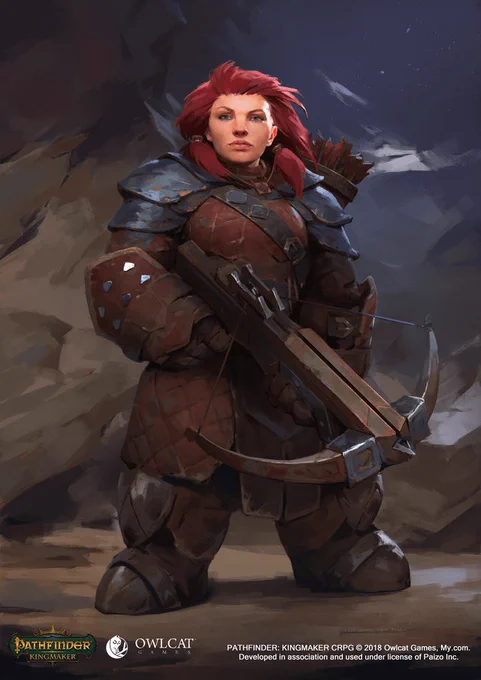 Dwarf Archer by Vyacheslav Safronov 