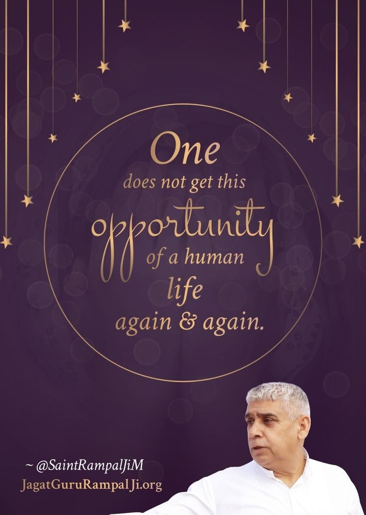 Mohan13520563's tweet photo. #GodMorningSaturday
One does not get this
opportunity of a human life again &amp; again.
@SaintRampalJiM 
Must Visit our Saint Rampal Ji Maharaj YouTube Channel for More Information #SaturdayMotivation https://t.co/YwmZfJLWZa