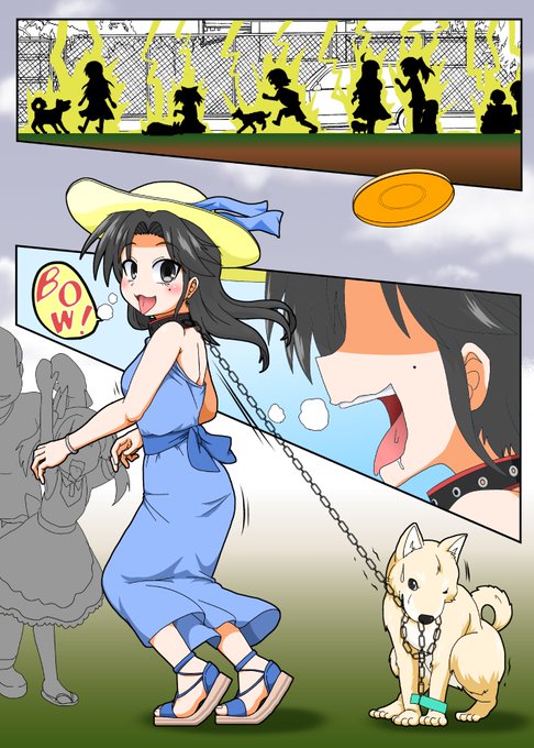 今日Skeb依頼で描いた 犬と女の子の入れ替わり
いい表現で描けた!(`・∀・')エッヘン!! 