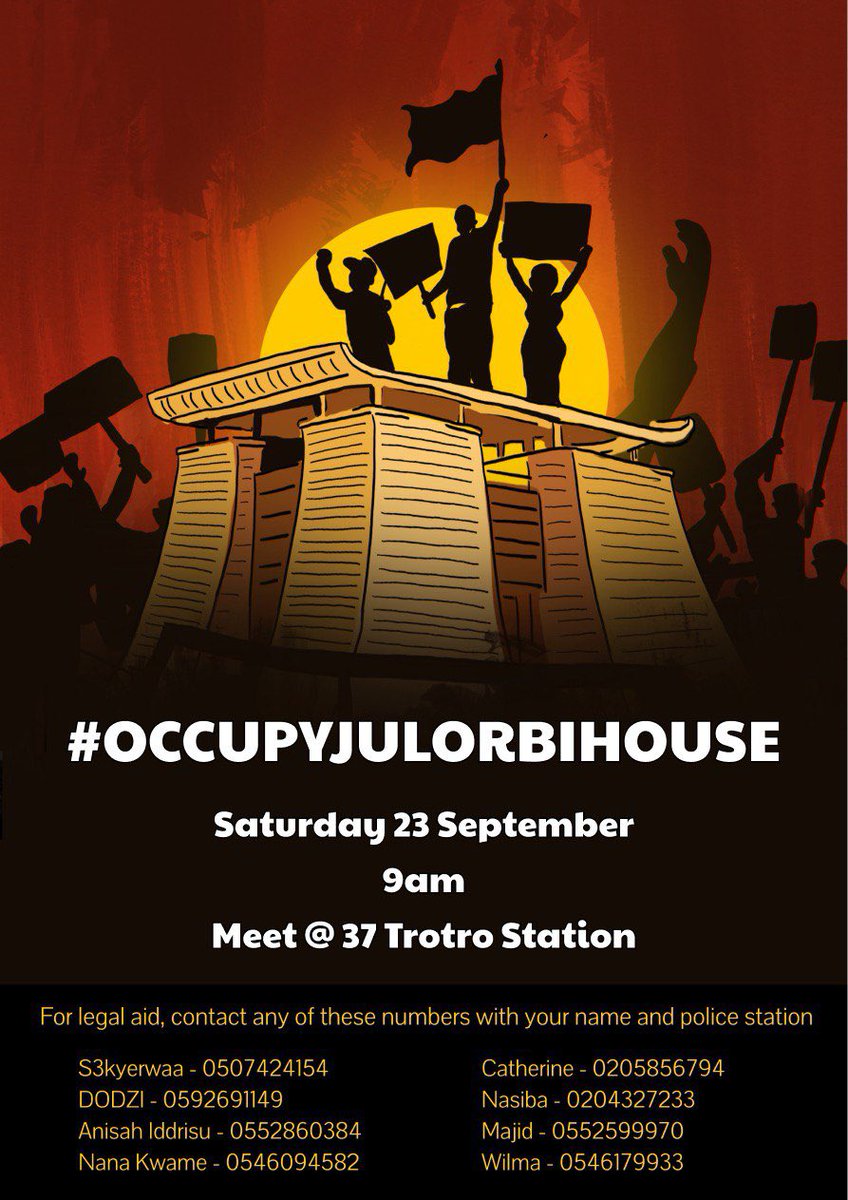 naa_rogue's tweet photo. Don’t know how to get to the protest???? You’ve been well thought of.

There are free buses. Identify your location on this photo, reach out to the correspondents whose handles are tagged and you’ll be sorted!!!!!!

See you on the grounds!!!! #OccupyJulorbiHouse https://t.co/G5snLHkrm8