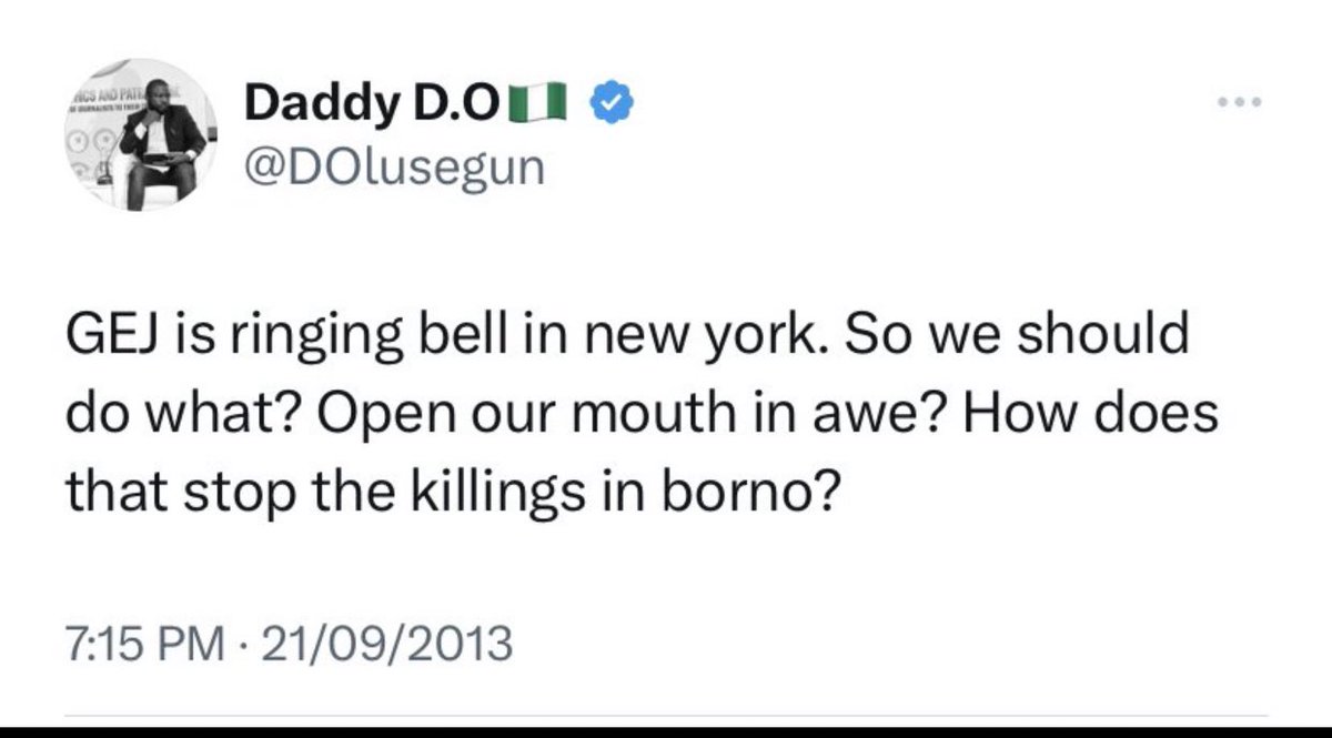 Tutsy22's tweet photo. Even dog don ring bell at NASDAQ before Tinubu! https://t.co/v5pNrJPML2