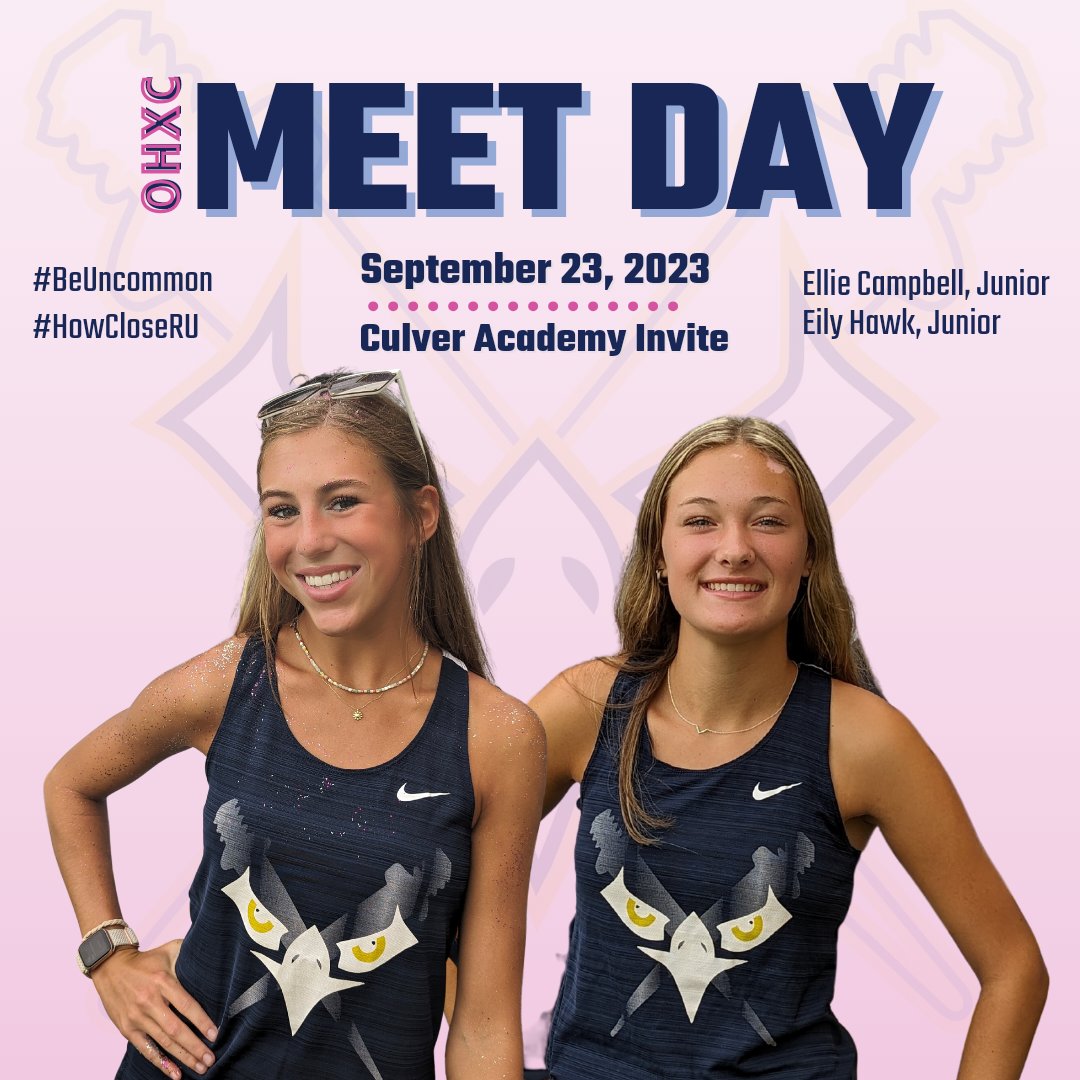 OHXC_OHTF's tweet photo. ๐จMEET DAY๐จ
OHXC competes in the 65+ team Culver Academy Invitational!
Combined 11 Top 25 State Ranked Teams.
Last Big invite before the Championship Season.
#BeUncommon
#OneClassFight
#HowCloseRU https://t.co/apXKpQybWk