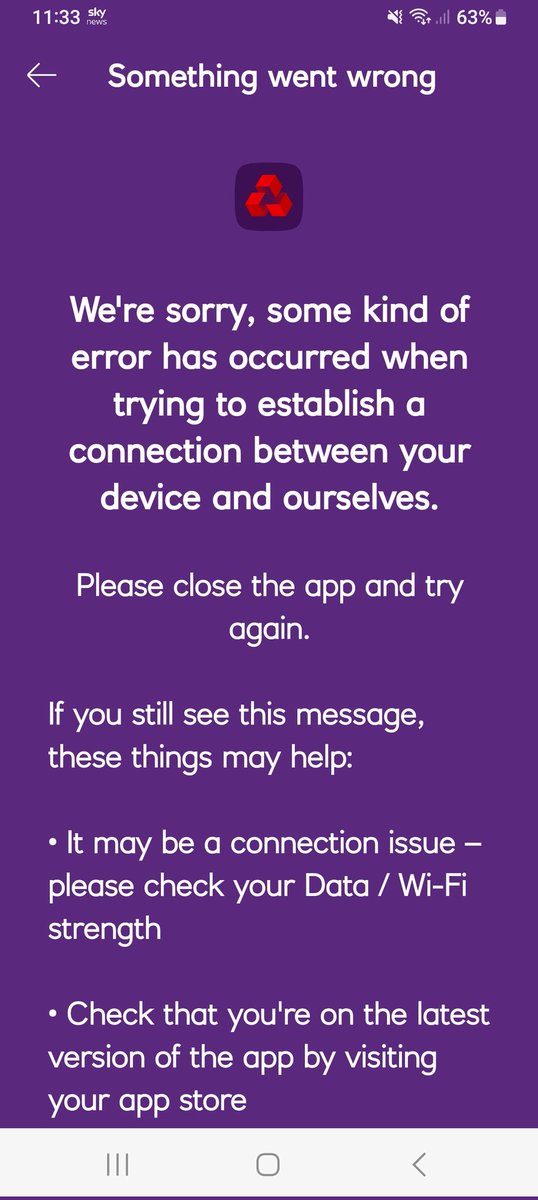 statkin's tweet photo. @NatWest_Help @leeatester App still not allowing payments https://t.co/WLSDqn0BCi