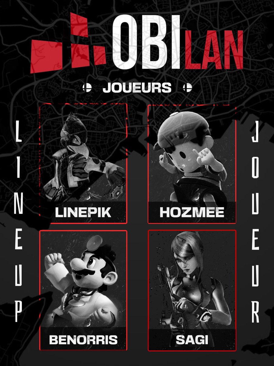 90/96...
  Les invités c'est bien, mais il serait dommage de dormir sur les menaces finistériennes qui seront là pour défendre leurs terres à l'OBILAN 😎 Retrouvez <a href="/SSB_Linepik/">KGD l Linepik</a> , @Hozmee1 , <a href="/Benorris/">Benorris</a>  et <a href="/lquackshotl/">KGD | Sagi</a> 

Il reste quelques places ! 

 Infos ⬇️ ⬇️