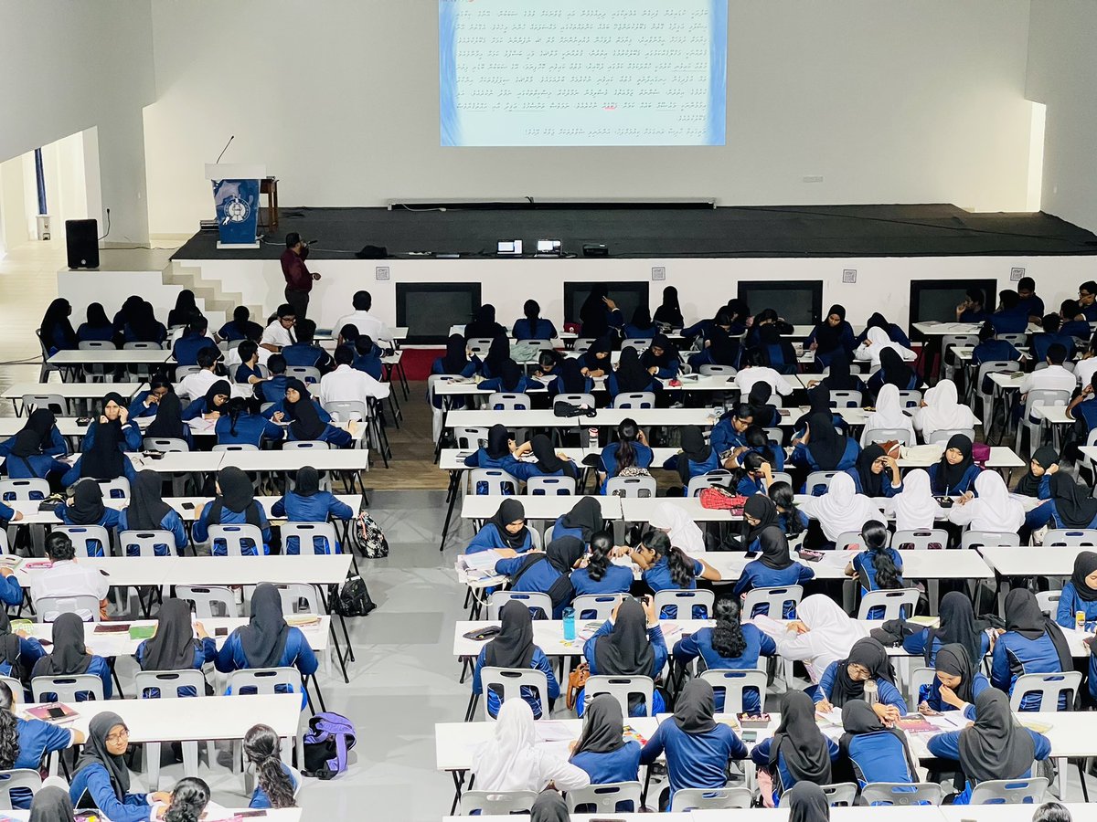 CHSE (@chse_highschool) on Twitter photo Another successful day at our annual #IslamCamp! 📚 Students gathered to prep for their HSC exams, clearing doubts, common errors, and tackling challenging questions. Knowledge is power! 📖 #EducationMatters #HSCPrep
#HSCCamp
<a href="/aisthly/">Aishath Ali</a> <a href="/MoEdumv/">Ministry of Education</a> Another successful day at our annual #IslamCamp! 📚 Students gathered to prep for their HSC exams, clearing doubts, common errors, and tackling challenging questions. Knowledge is power! 📖 #EducationMatters #HSCPrep
#HSCCamp
<a href="/aisthly/">Aishath Ali</a> <a href="/MoEdumv/">Ministry of Education</a>