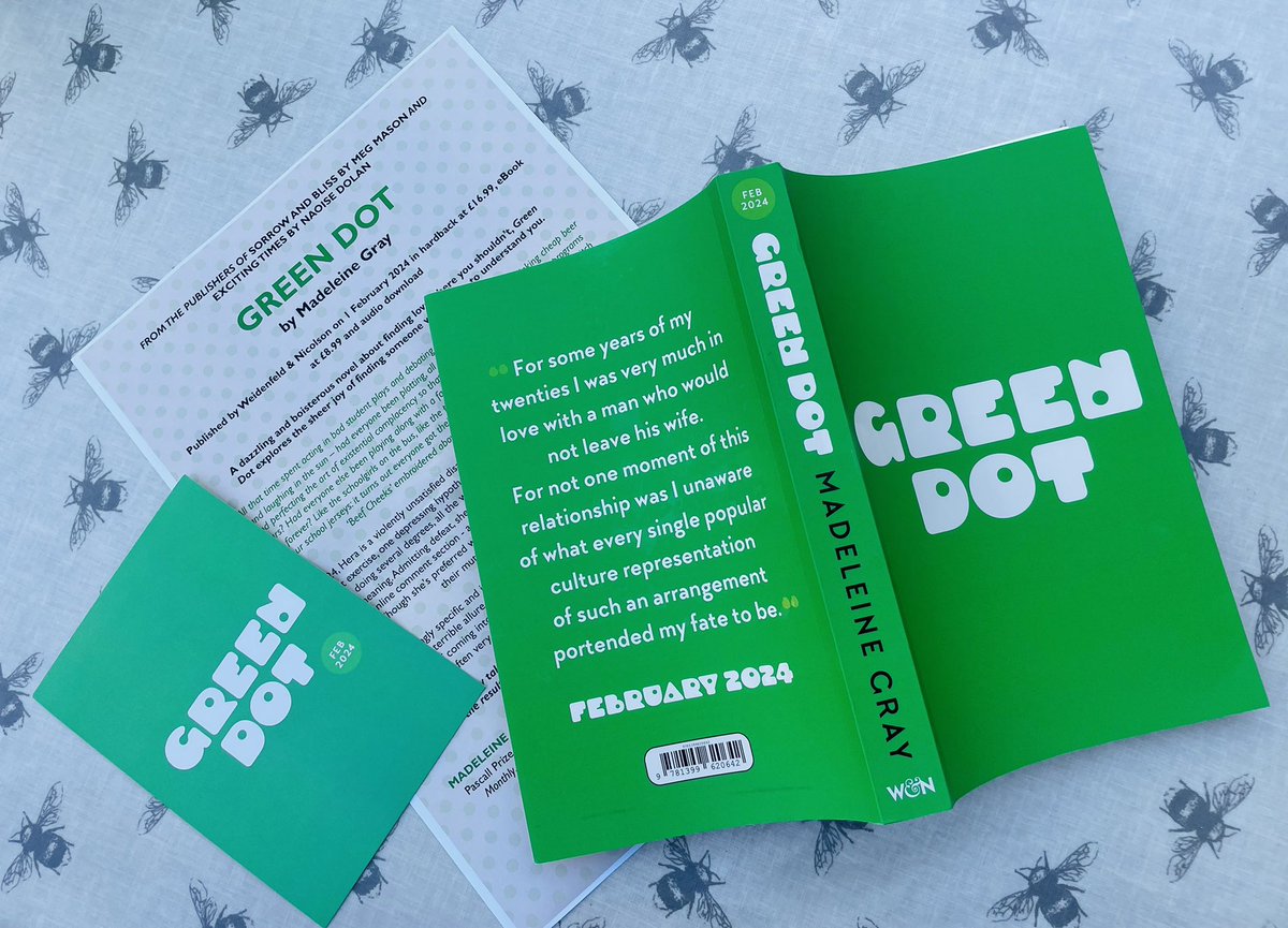 Thank you so much @gigicroft for sending #GreenDot by @gray_madeleine_ Out Feb 2024 from @wnbooks 

For more info & to pre-order: uk.bookshop.org/a/12774/978139…