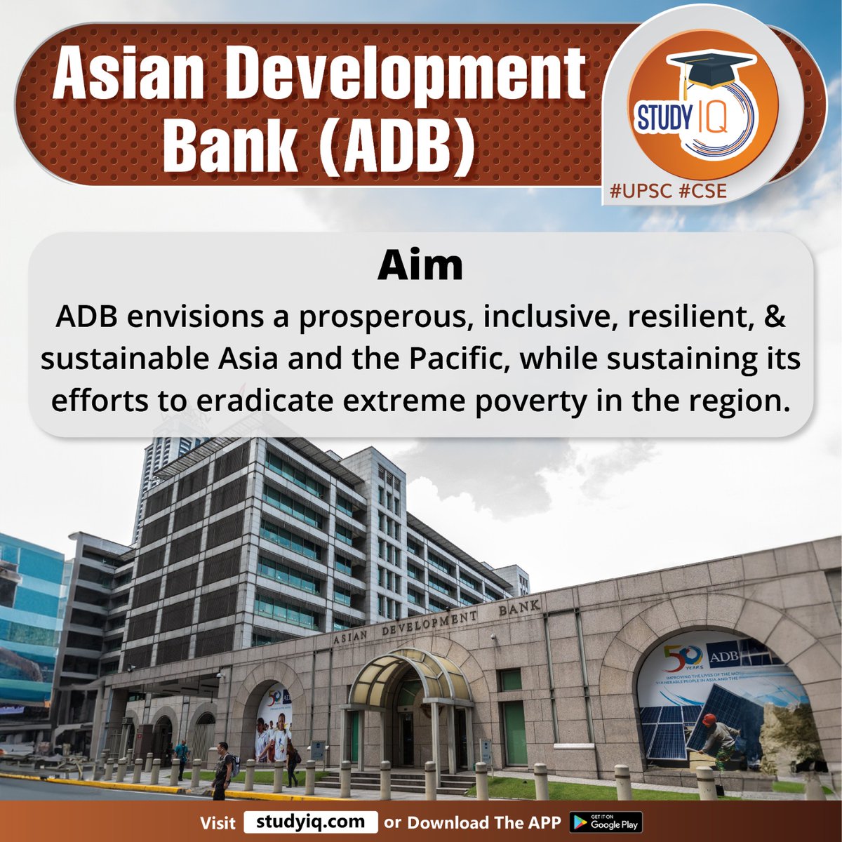 upsciq's tweet image. Asian Development Bank (ADB)

#asiandevelopmentbank #adb #whyinnews #indianeconomy #economicgrowth #escap #unitednations #asia #pacific #manila #philippines #financialservices #publicsector #upsc #cse #ips #ias