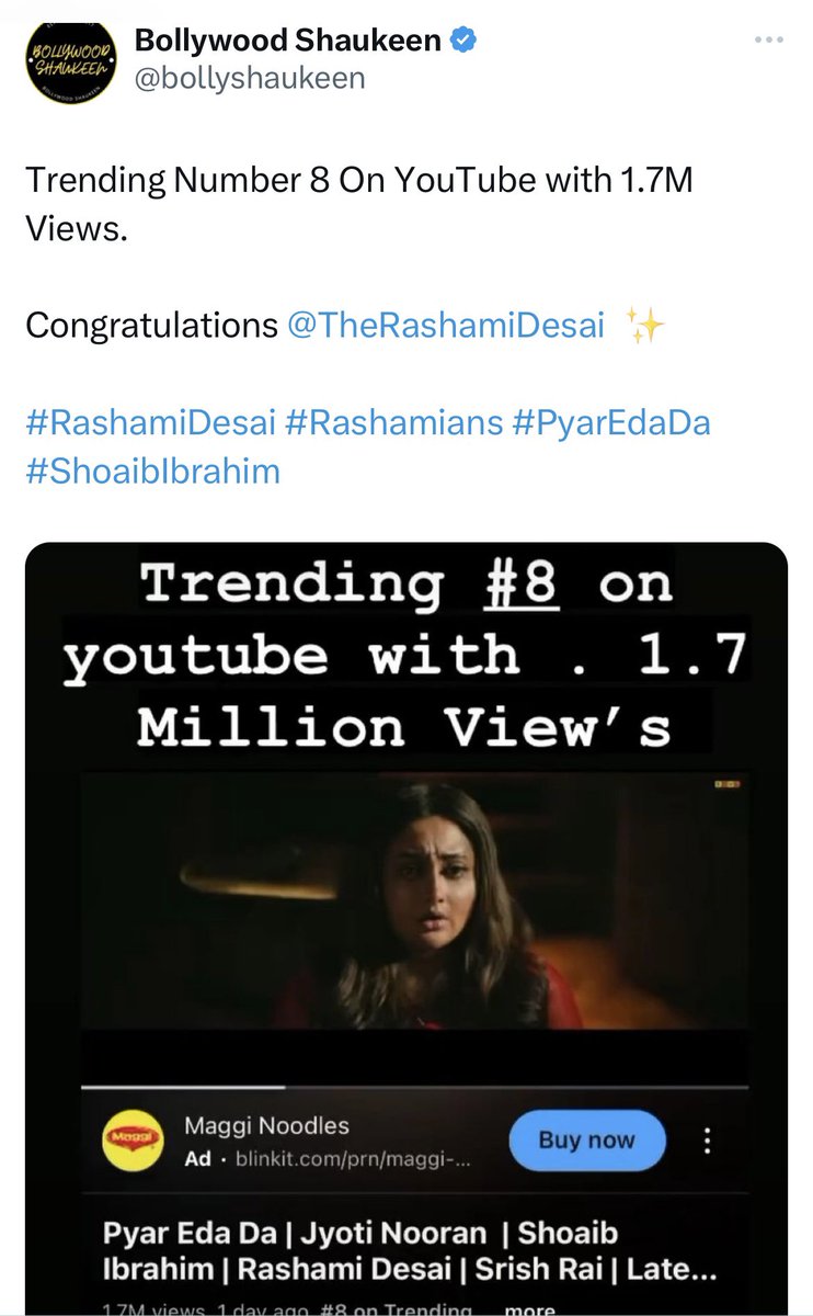 Great job.. Well, you got what you deserved . keep doing that #Rashamians 

#RashamiDesai #ShoaibIbrahim