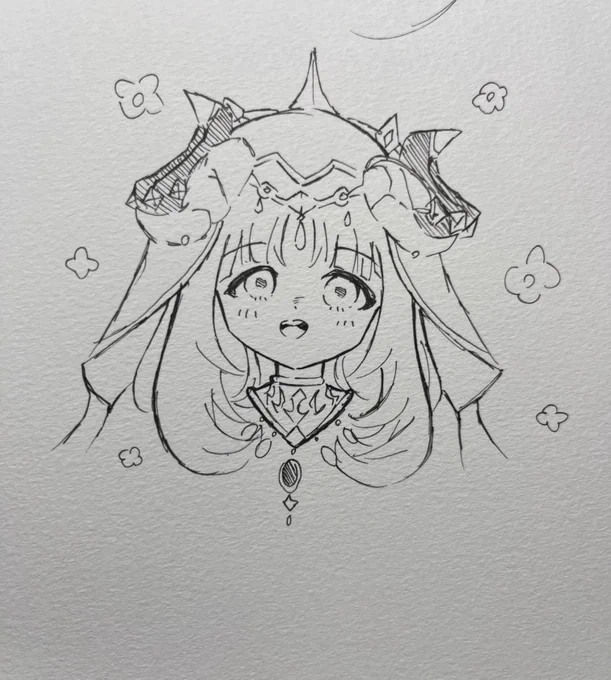 一発描きでこれは上手いのでは?? 
