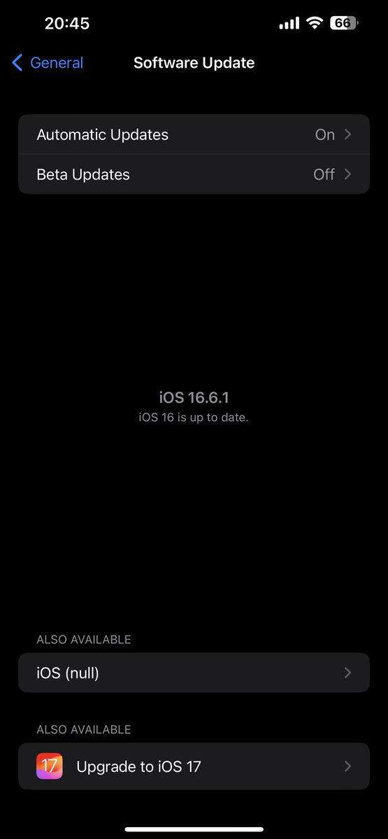 Giving iOS (null) a whirl.