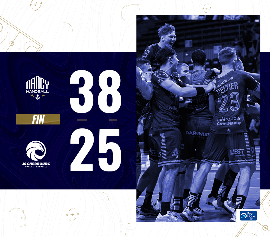 nancy_handball's tweet photo. EXCEPTIONNEEEEEEEEEEEL 🤩
+13 😎
Supérieurs pendant 60min, les Bleu &amp; Or remportent avec l'art et la manière ce match face à JS Cherbourg Manche HB!
 Une énorme victoire collective 💙 https://t.co/gRq2627w9b